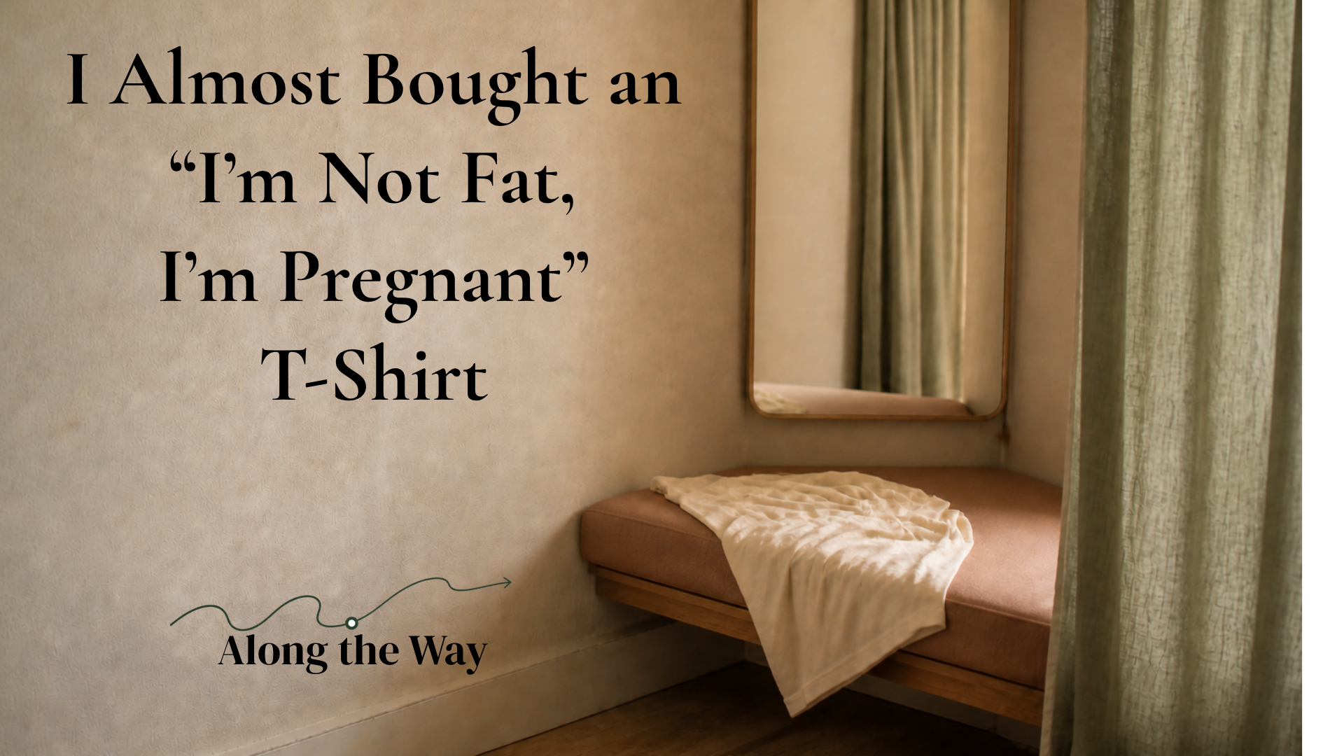 I Almost Bought an “I’m Not Fat, I’m Pregnant” T-Shirt: Along the Way